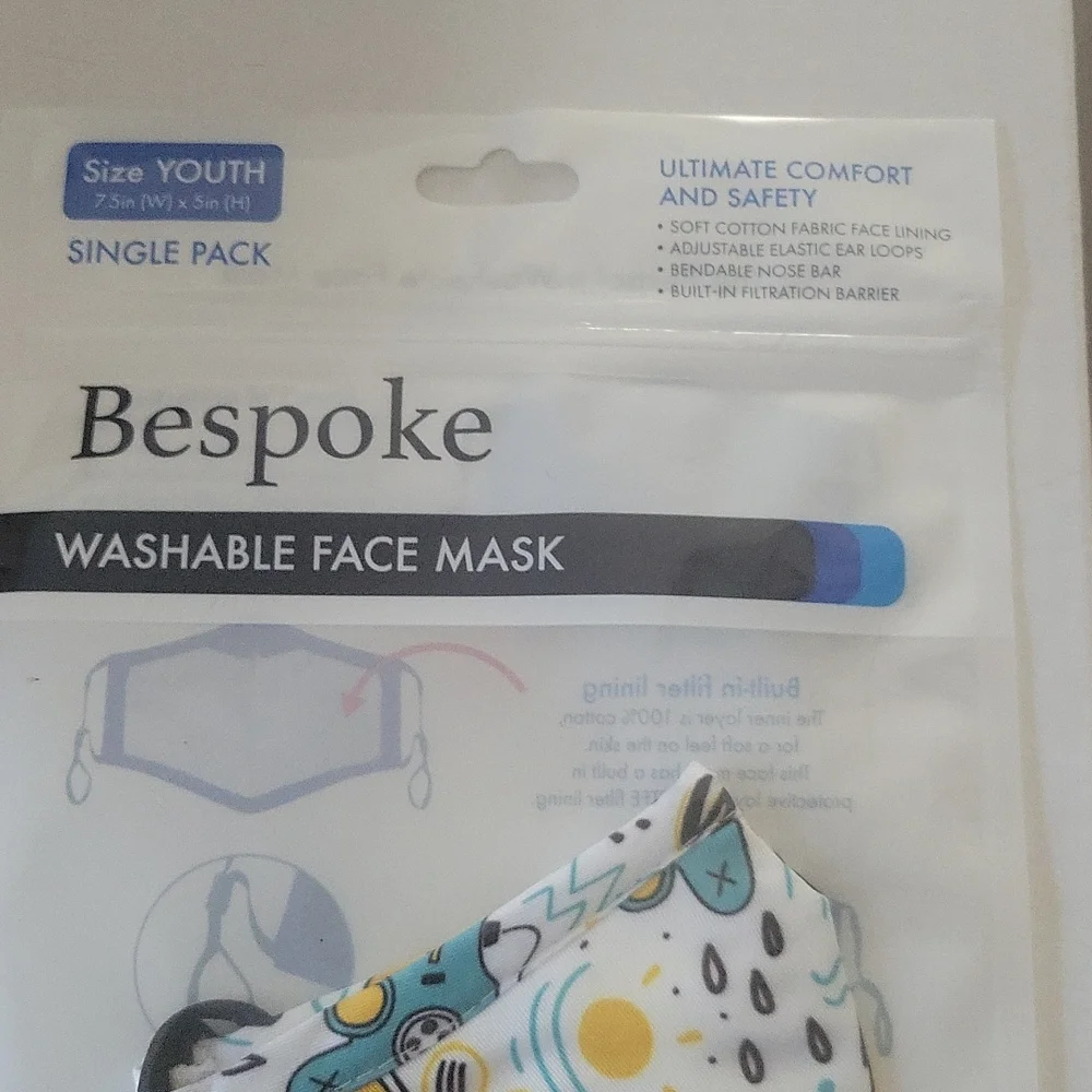🆕️ Bespoke Washable face mask 